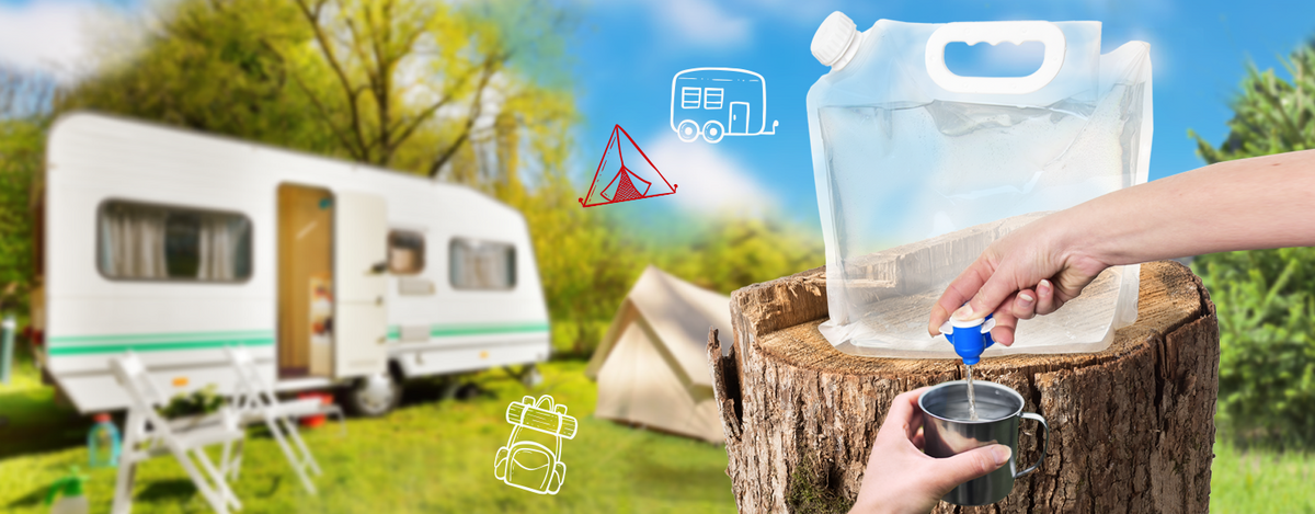 SKLADNÉ VAKY NA VODU S KOHÚTIKOM