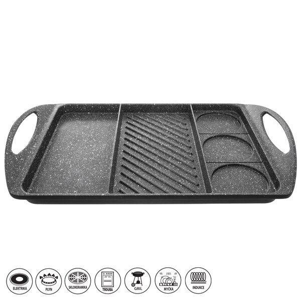 Grilovacia doska GRANDE 42x27x5,5 cm