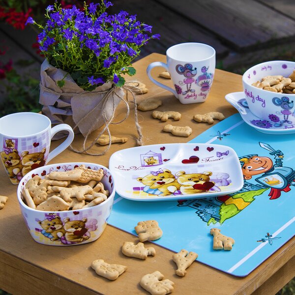 Jedálenská detská sada MYŠKA 3 diely