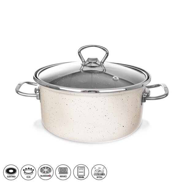 Kastrol GRANDE COPPER s poklicí 2,8 l