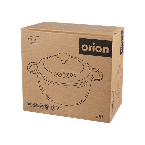 Hrniec s pokrievkou LIATINA SMALT 3,3 l