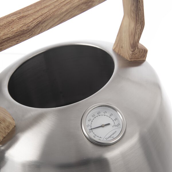 Čajník s píšťalou a teplomerom 3,2 l