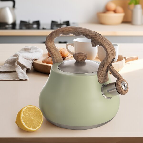 Čajník s píšťalkou GREENISH 3 l