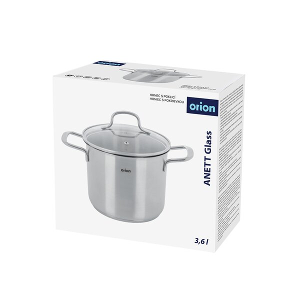 Hrniec ANETT Glass s pokrievkou 3,6 l