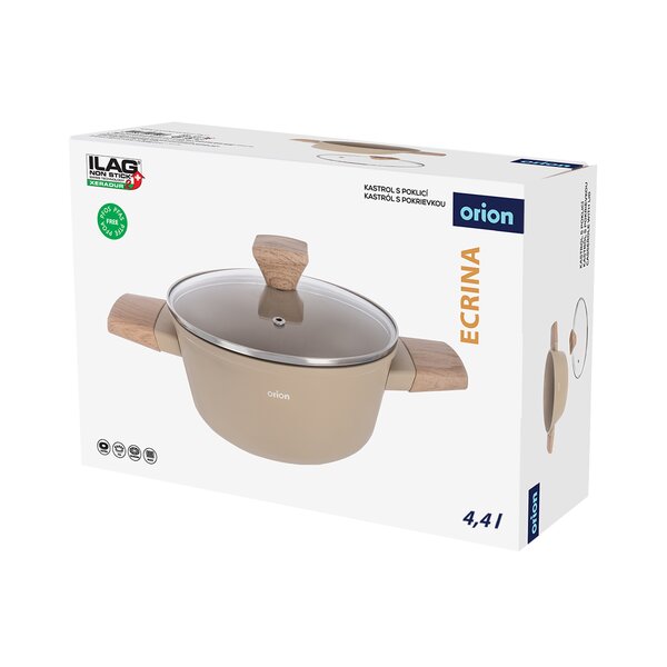 Kastról ECRINA s pokrievkou 4,4 l