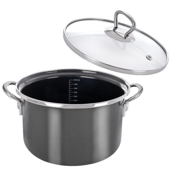 Hrniec METALIC Lem s pokrievkou 5 l
