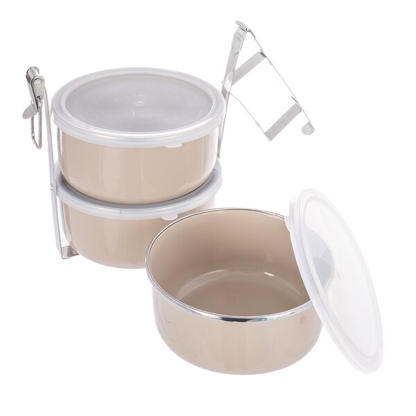 Obedár 3x1,4 l s viečkami