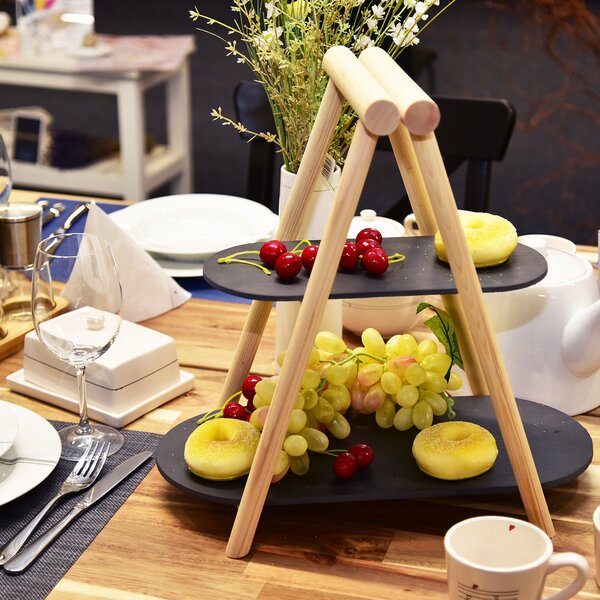 Servírovací stojan 2 poschodia