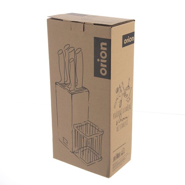 Stojan na nože s 5 ks nožov