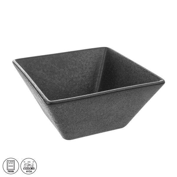 Zapekacia miska BLACK 15x15 cm