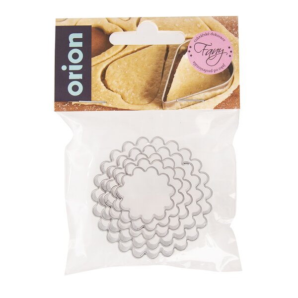 Vykrajovačka koliesko vlnky sada 5 ks