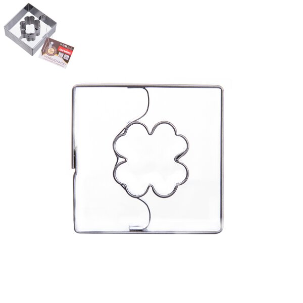 Vykrajovačka štvorec štvorlístok