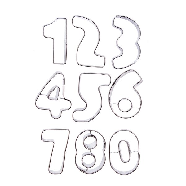 Vykrajovačka čísla 9 ks