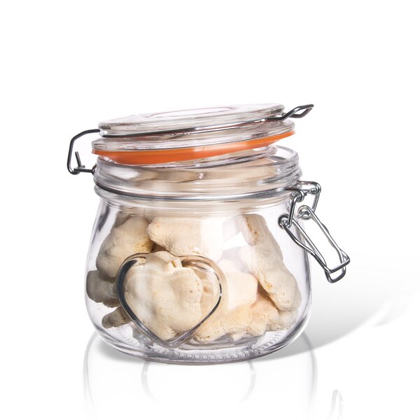 Dóza s klipovým uzáverom Bela 0,5 l srdce