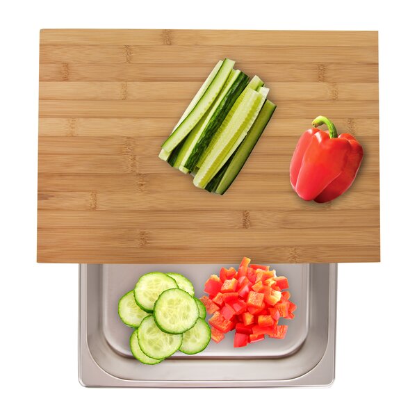 Krájacia doska so zásobníkom 42x29 cm