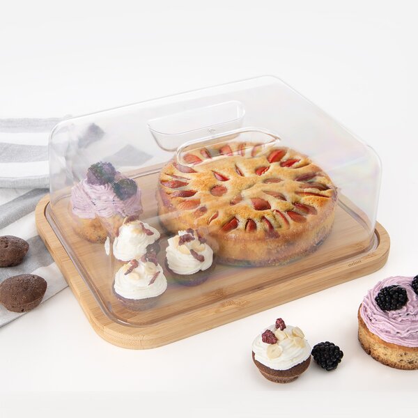 Servírovacia doska s poklopom 28x22x11 cm