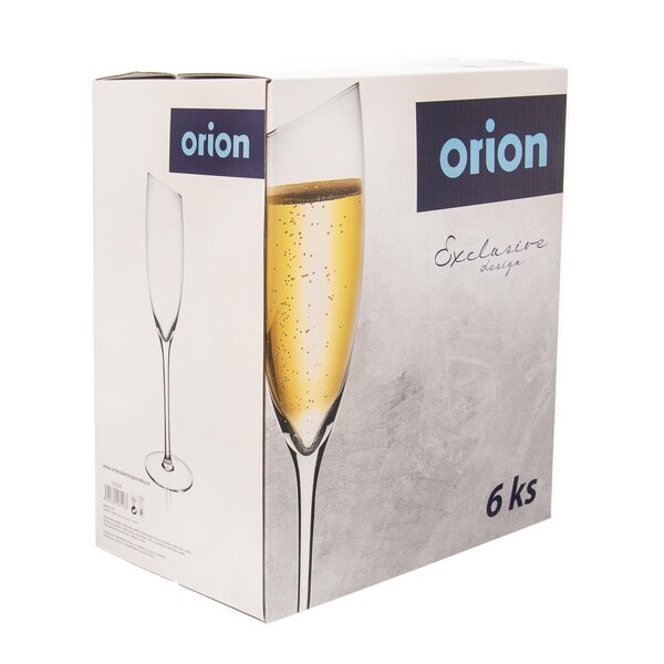 Pohár na sekt Exclusive 0,18 l 6 ks