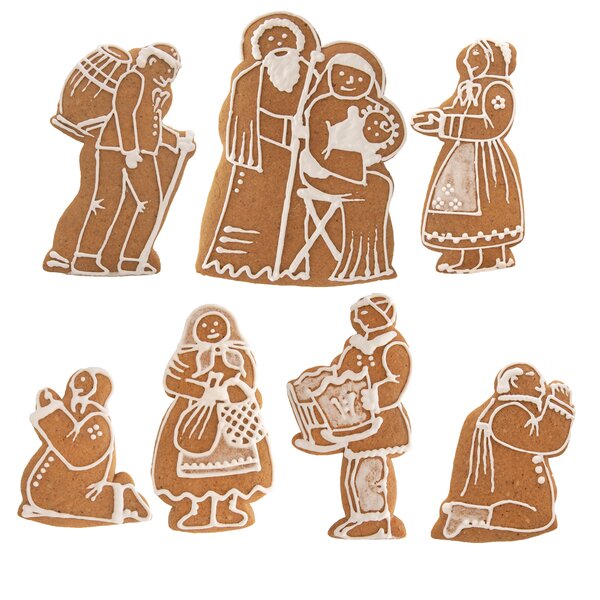 Vykrajovačka Betlehem sada 7 ks s jasličkami