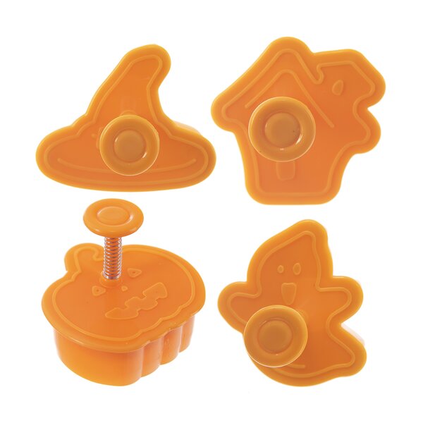 Vykrajovačka s piestom Halloween 4 ks