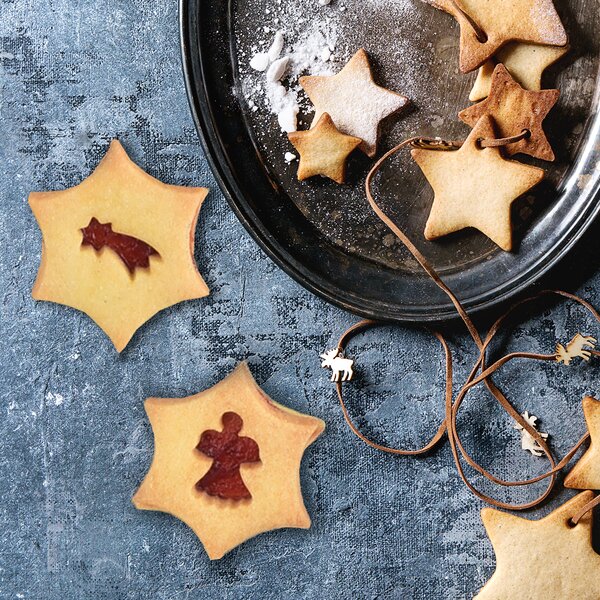 Vykrajovačka hviezda oblá s anjelom