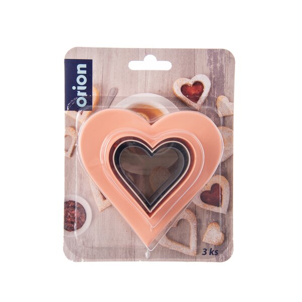 Vykrajovačka SRDCE sada 3 ks