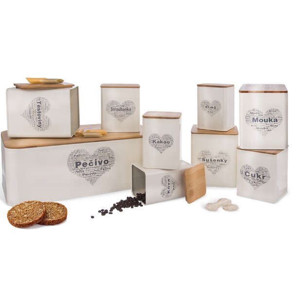 Dóza MOUKA SRDCE 11,5x11,5x14 cm