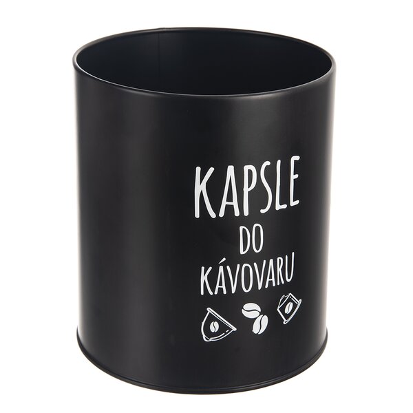 Dóza pr. 16 cm Kapsule BLACK