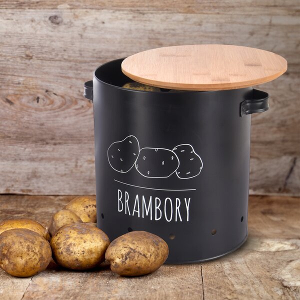 Dóza pr. 22,5 cm Zemiaky BLACK