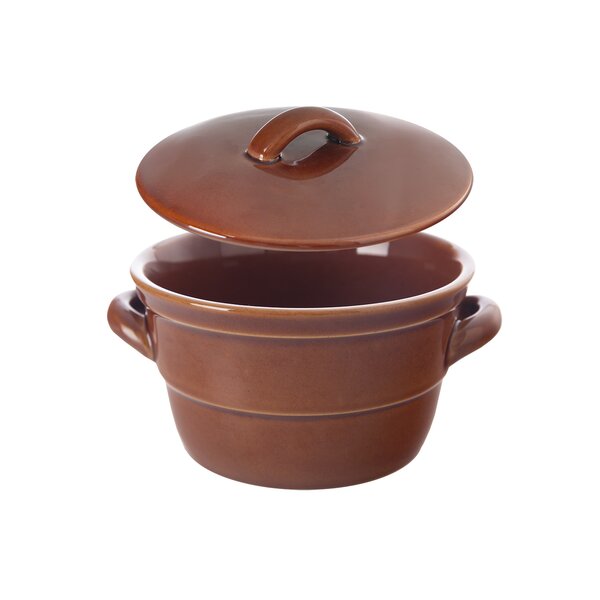 Hrniec na sadlo s vekom 0,7 l 