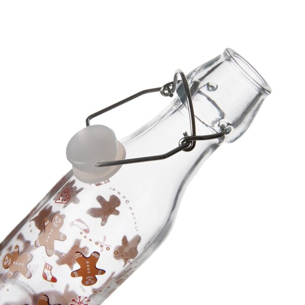 Fľaša s klip uzáverom PERNÍČEK 0,52 l