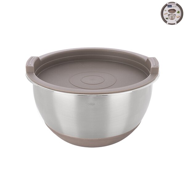 Miska s viečkom BEIGE pr. 15,7 cm