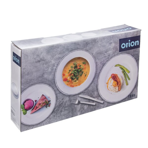 Jedálenská sada štvorečky 18 dielov