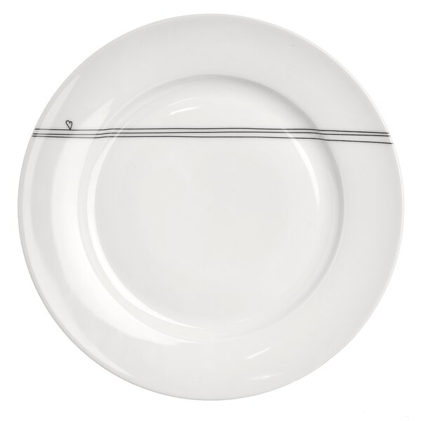 Plytký tanier SRDIEČKA pr. 27 cm