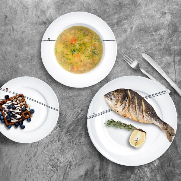 Jedálenská súprava SRDIEČKA 18 dielov