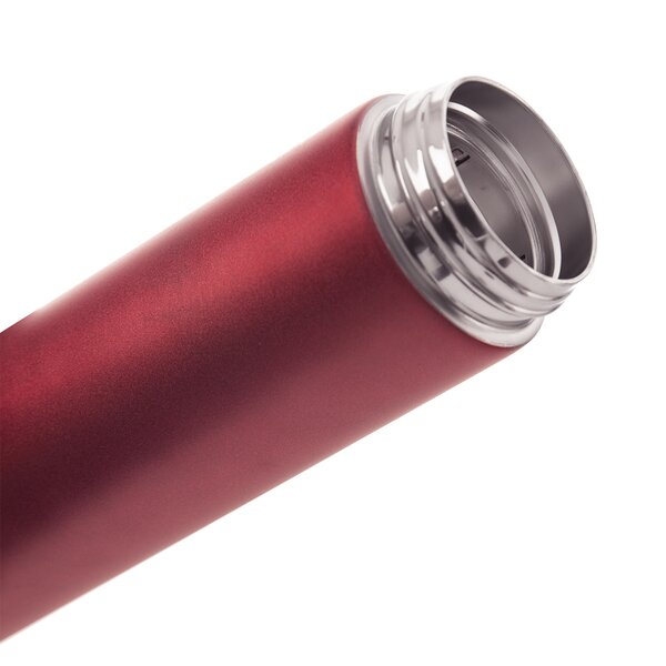 Termoska s teplomerom 0,45 l červená