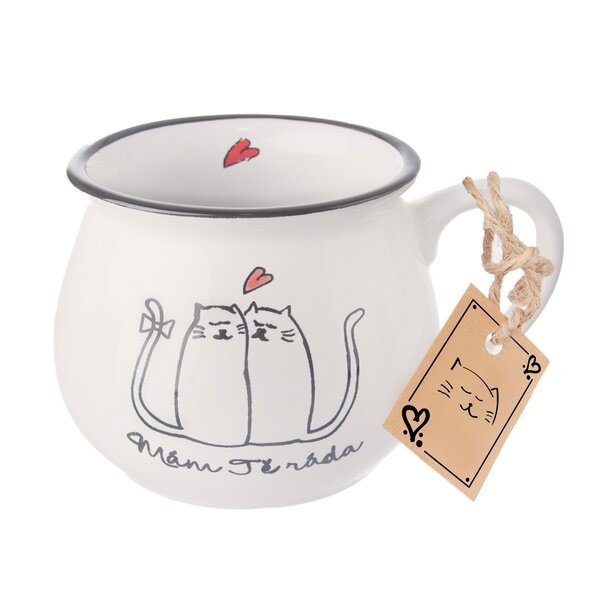 Hrnček Cats Mám ťa rád/a 0,32 l