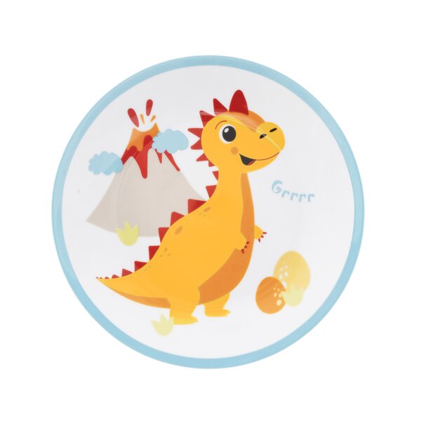 Plytký detský tanier DINO pr. 21 cm