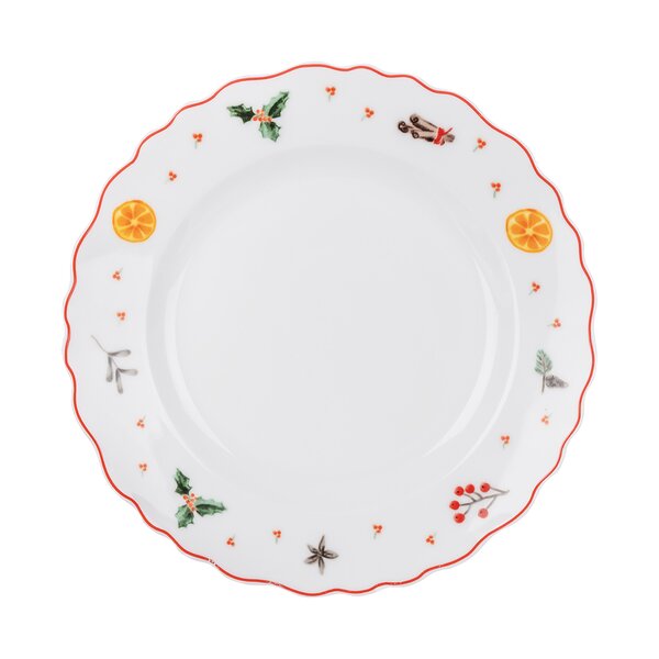 Plytký tanier VÔNA VIANOC pr. 24,5 cm