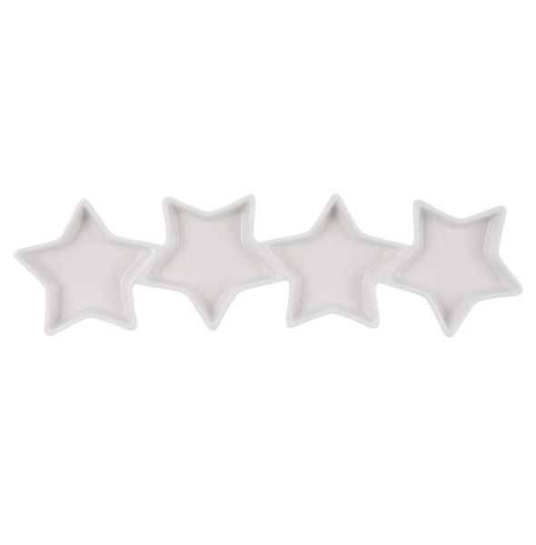 Servírovacia miska delená hviezda