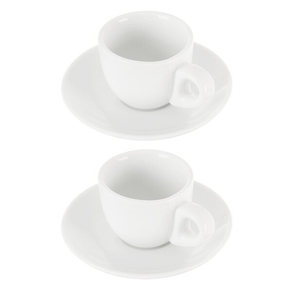 Hrnček s podšálkou MONA 0,08 l 2 ks