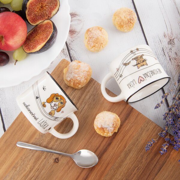 Hrnček NEKONEČNÁ LÁSKA mačka 0,1 l