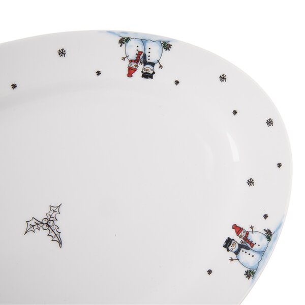 Servírovací tanier SNEHULIAK 30x20,5 cm