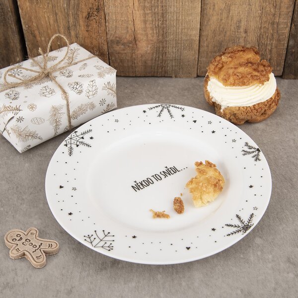 Dezertný tanier VLOČKA pr. 20 cm