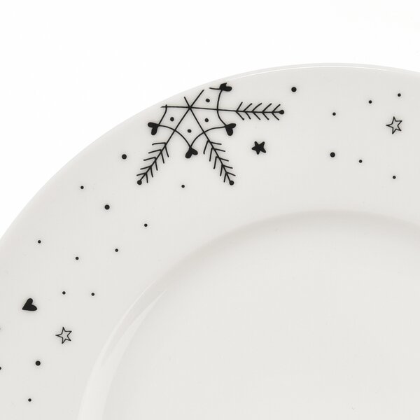 Dezertný tanier VLOČKA pr. 20 cm