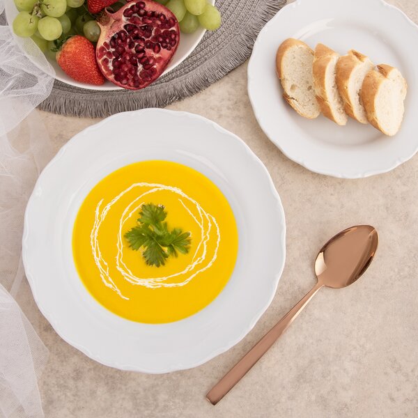 Hlboký tanier MONA lem pr. 23 cm