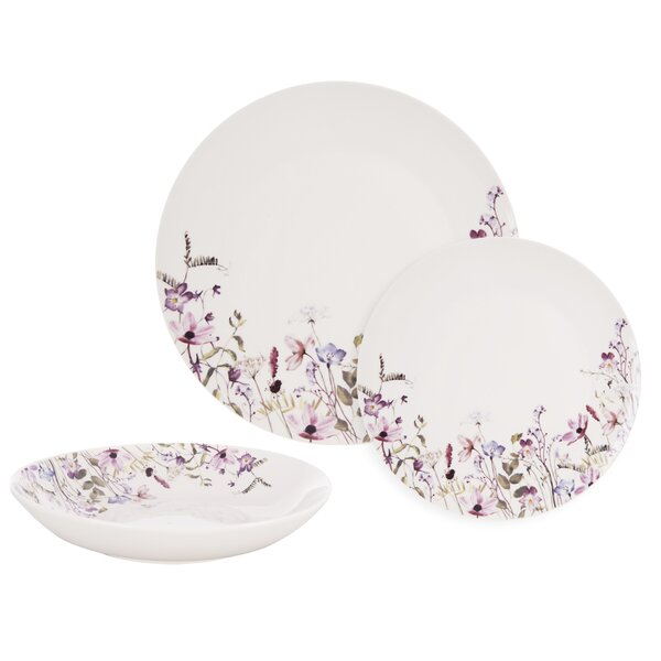 Jedálenská sada LÚKA 18 dielov