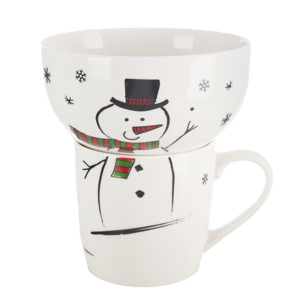 Hrnček s miskou SNEHULIAK 0,35 l