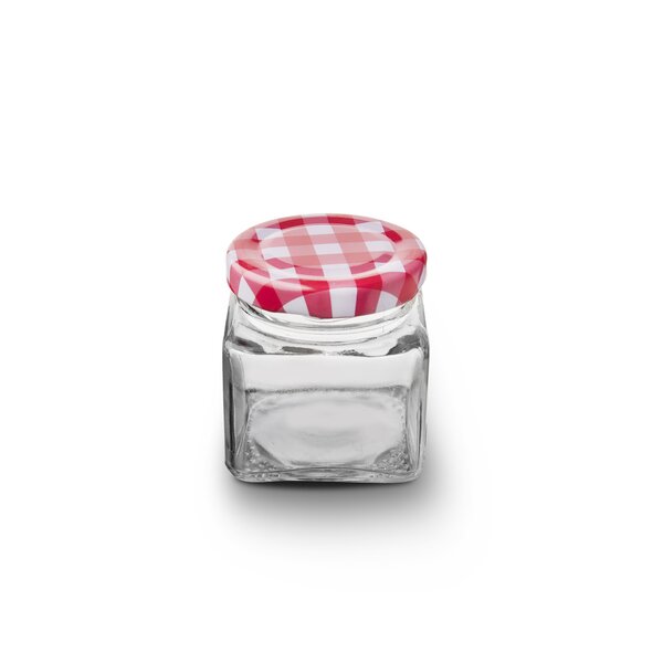 Zavárací pohár s viečkom 0,075 l 4 ks