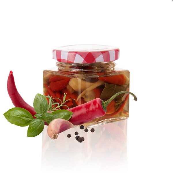 Zavárací pohár s viečkom 0,075 l 4 ks