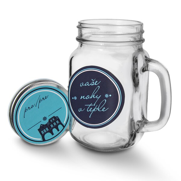 Darčekový pohár s ponožkami DOMKY